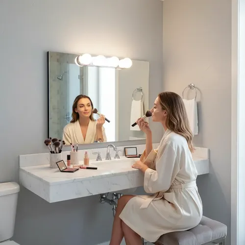 Luz Led Portatil Glow Studio Maquillaje Espejo Sopapa Beauty