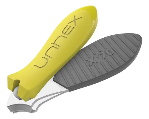 Cortauñas Mano Merheje Unhex Ergomax Línea X 70 Color Amarillo