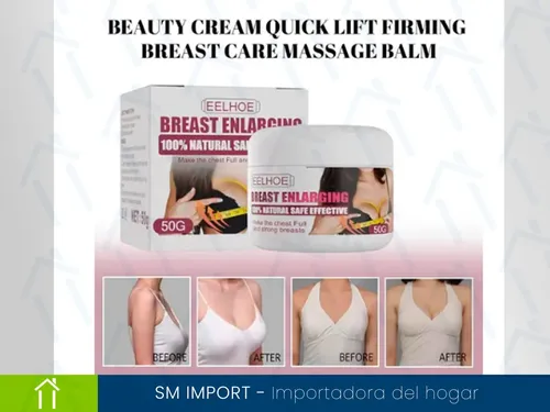 Crema Aumenta Busto Reafirmante Senos Tonifica Volumen Real Fragancia Neutra