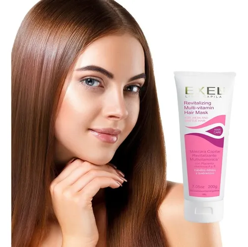 Mascara Capilar Revitalizante Multivitamina Exel C/ Placenta