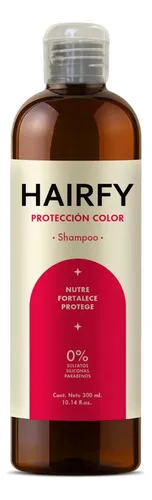 Shampoo Protección Color Hairfy – para Cabello Teñido, Sin Sulfatos, Parabenos y Siliconas – 300ml