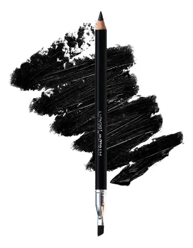 Lápiz Delineador Vegano Fitglow Black 1.1g Con Cepillo