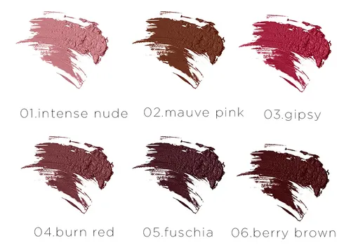 Labial Mate Note Mineral Semi Matte Lipstick Vegano X4.5g