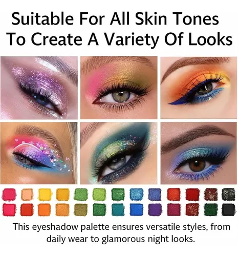 Paleta De Sombras K’apeine 40 Colores