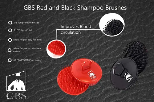Cepillo De Champú Para Cabello Y Cuero Cabelludo G.b.s., Ele
