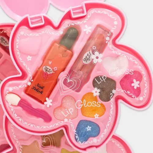 Poppi 5666 Set De Maquillaje Desplegable Flor Completo Niñas