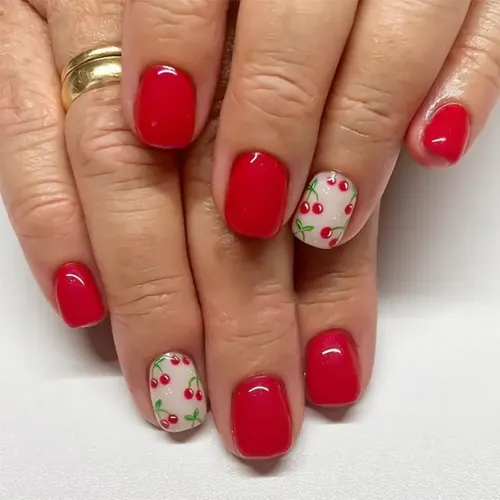 Kyl Aflorish- Cereza Fresca Cuadrado Corto Simple