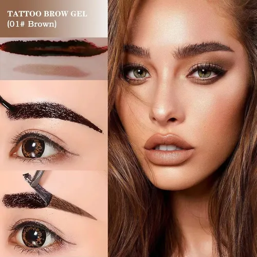Gel Para Colorear Cejas Pelable, Impermeable, De Secado Rápi