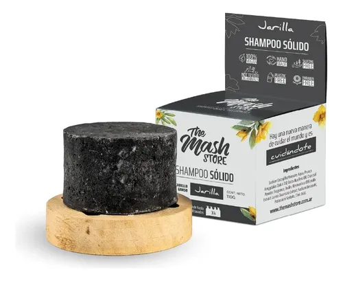 Shampoo Sólido Natural Vegano Jarilla 110gr – Detox Capilar The Mash Store