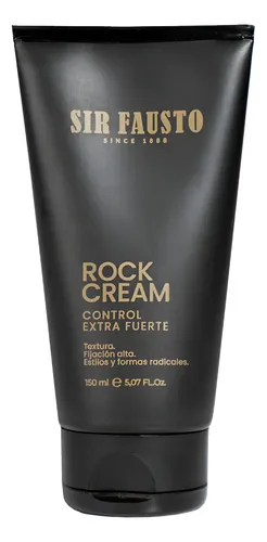 Crema Rulos Sir Fausto Rock Cream Control Extra Fuerte 150ml