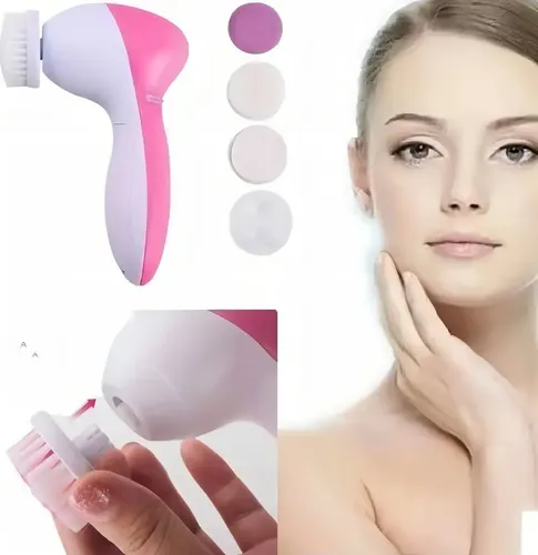 Cepillo Facial Limpieza Profunda 5 En1 Masajeador Exfoliante