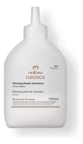 Repuesto De Desmaquillante Intensivo Bifásico Natura Chronos Limpiador Para Rostro Y Ojos X 150 Ml