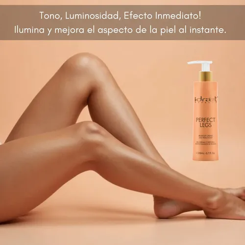 Piernas Perfectas Idraet Bb Cream Hidrata Efecto Glow 200g
