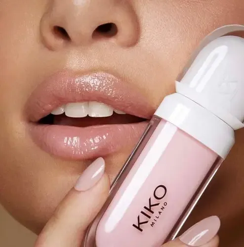Kiko Milano Lip Volume Plumping Effect Lip Cream. Original. Acabado Brillante Color Rosa