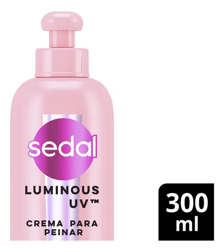 Sedal Crema Para Peinar Luminous Uv 12 300ml