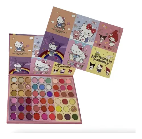 Paleta Hello Kitty Eyeshadow Palette Lucky 60 Sombras Ojos