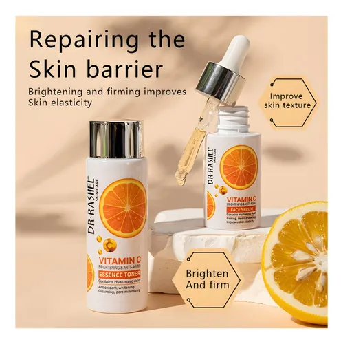 Mini Kit Skincare Dr. Rashel Vitamina C X6 Prod + Bolso
