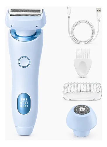 2en1 Doble Cabeza Depilador Corporal Recargable Indolor Usb