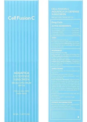 Protector Solar Facial Cell Fusion C Aquatica Spf 50 50ml