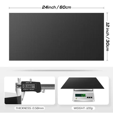 Protector Térmico Aluminio Negro 12×24 Para Auto Y Moto