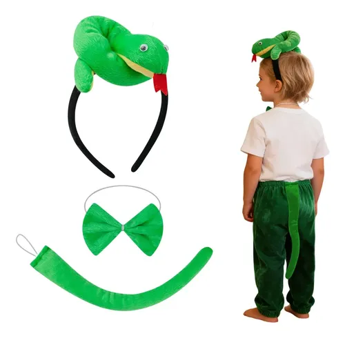 Diadema De Serpiente Para Niños,aro Para El Pelo Con Cola