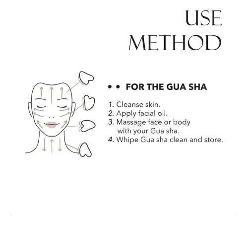 Set De Masaje Padimë Premium 2 En 1 Amethyst Gua Sha + Botel