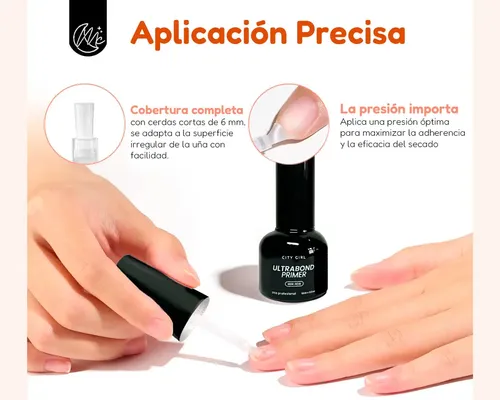 Ultrabond Primer Sin Acido City Girl Esmalte 10ml Uñas Gel Transparente