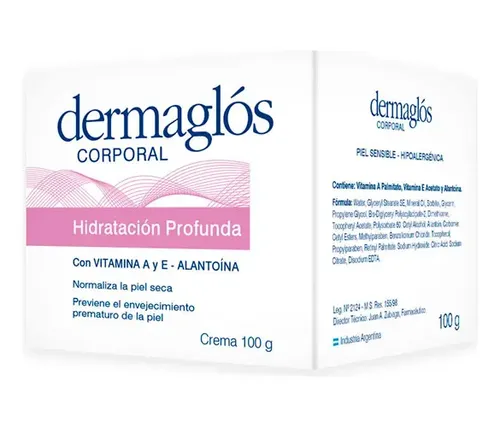 Crema Corporal Dermaglós Hidratación Profunda 100 Gr
