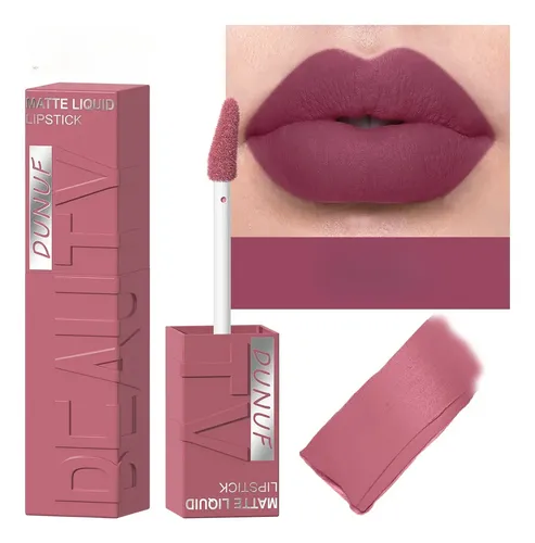 Labial Líquido Mate Dunuf Larga Duración Waterproof