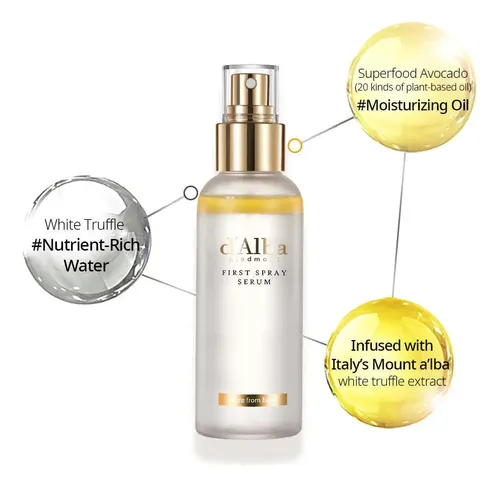 Spray Serum D’alba Piedmont con Trufa Blanca para Piel Seca 100 mL