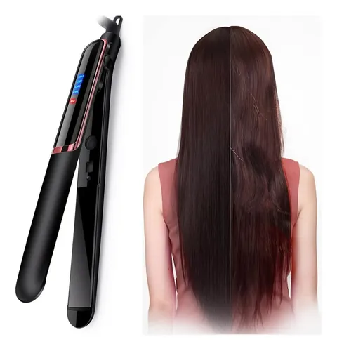Plancha Y Rizador De Pelo De Cerámica 2 En 1