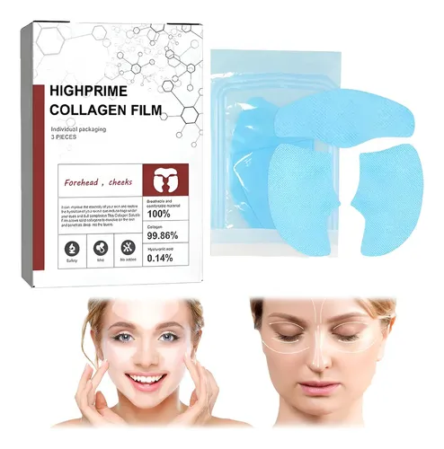 Parches Colágeno Solubles Facial Frente Cuello Contorno Ojo Todo Tipo De Piel