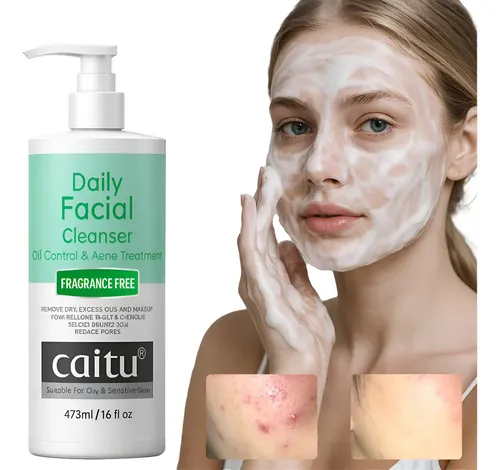 M* Crema Facial Dermfree 473 Ml Piel Grasa 18+ *xl