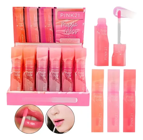 Lip Oil Brillo Labial Hidratante Magic Gloss Pink 21 P/labio