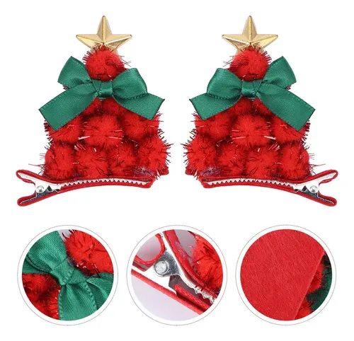~ Accesorios Navideños Para El Cabello Christmas Tree