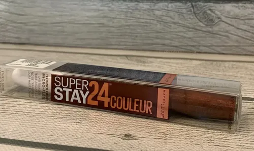 Labial Maybelline Superstay 24 Tono 345 Espresso Edge