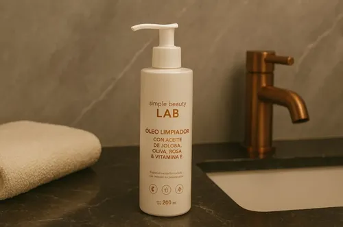 Simple Beauty Óleo Limpiador Con Aceite De Jojoba Y Otros