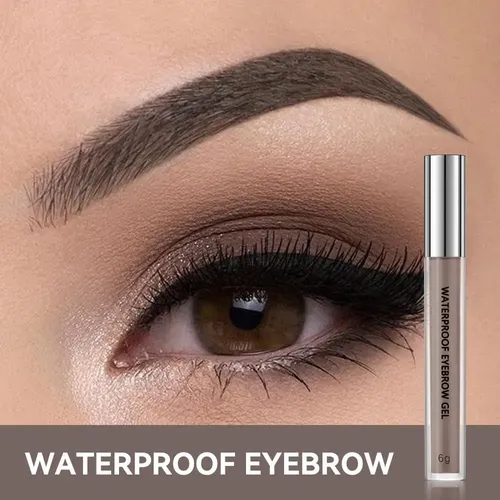 Gel Para Cejas Impermeable Sokgo 0.2 Oz Castaña