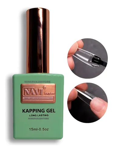 Kit/set 50 Tips Soft Gel Paris Night / Kapping Gel Navi 15ml