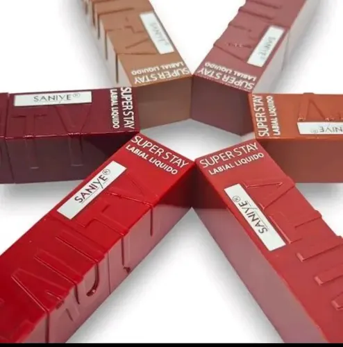 Labial Liquido Mate Saniye Superstay Indeleble L1330 Color Tono 02 Nude
