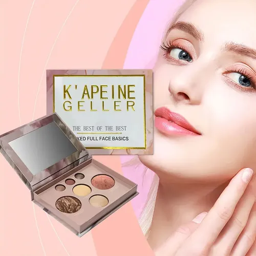 Paleta De Maquillaje 3 En 1: Contorno, Rubor, Sombra De Ojos