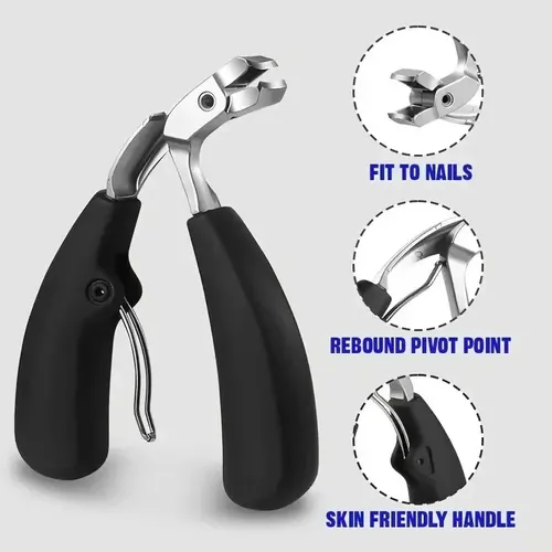 Cortaúñas Ergonómico De Punta Curva
