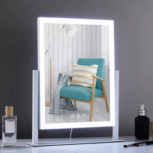 Espejo De Maquillaje Hieey Con Luz Estilo Hollywood 44 Cm 5x