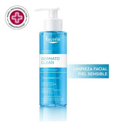 Eucerin Dermatoclean Gel Limpiador Facial X200 Ml