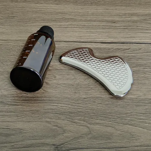 Herramienta De Masaje Byyddiy Kit Gua Sha De Acero Inoxidabl