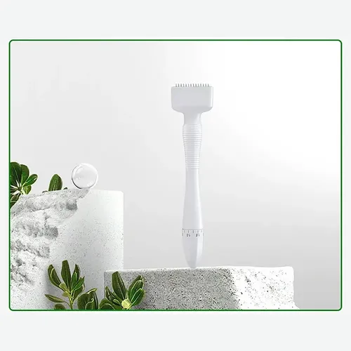 3×pelo Enrollable Emblem Con Microagujas, Longitud Weiz