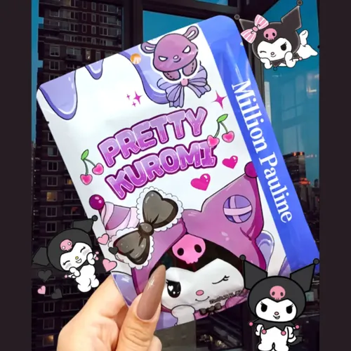 Mascarilla Facial Kuromi Million Pauline Niñas Y Adultas