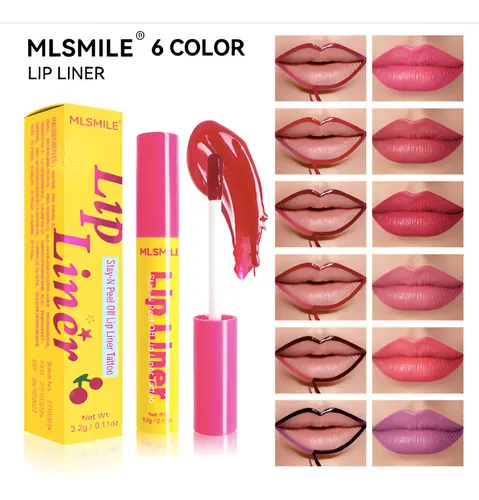 Mlsmile Labial Lipliner Peel Of Sticker Tattoo Para Labios