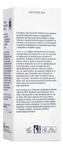 Protector Solar Facial Dermaglós Solar Fpf50 50g