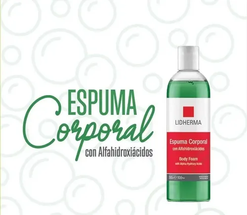 Espuma Corporal Gel Jabonoso Celulitis Flaccidez Lidherma